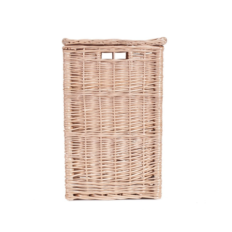 Ardea wicker laundry basket with lid