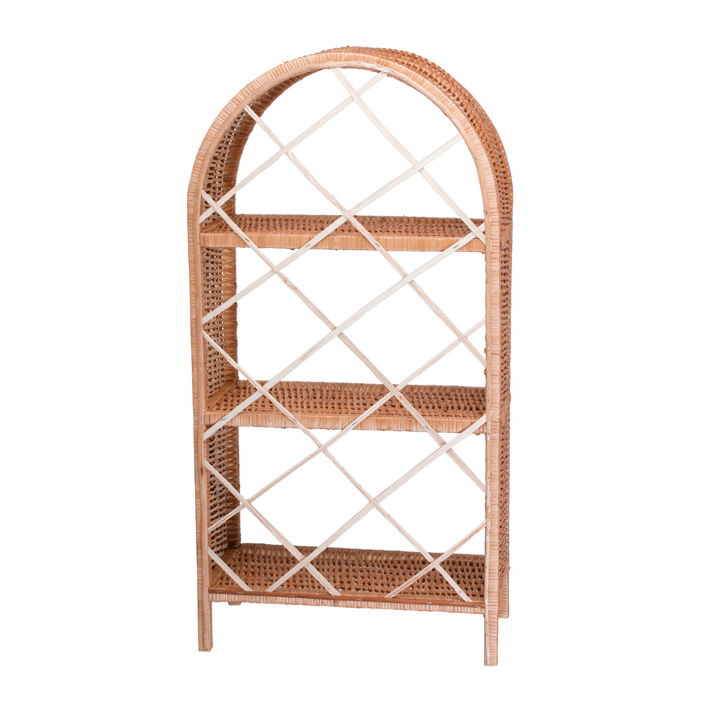 Camellia Weidenschrank mit Regalböden TheWickerStories