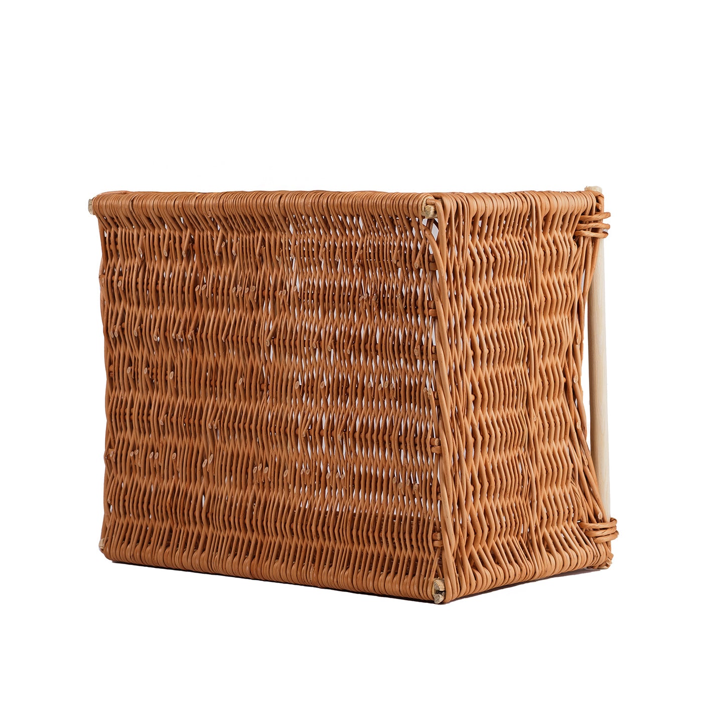 Falor prútený kôš na skladovanie a prepravu s drevenými rukoväťami TheWickerStories