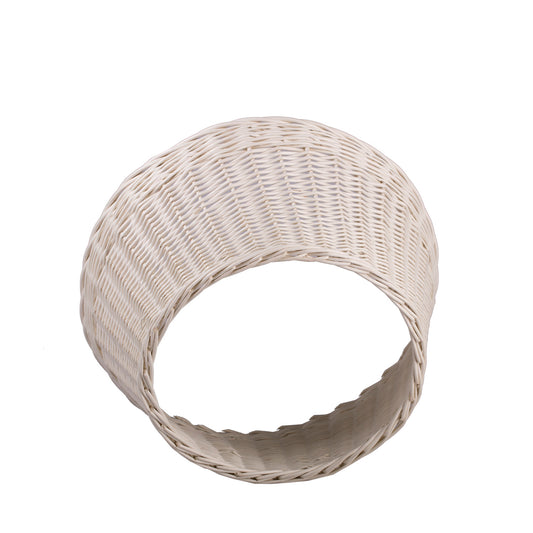 wicker Christmas tree collar, tree stand cover