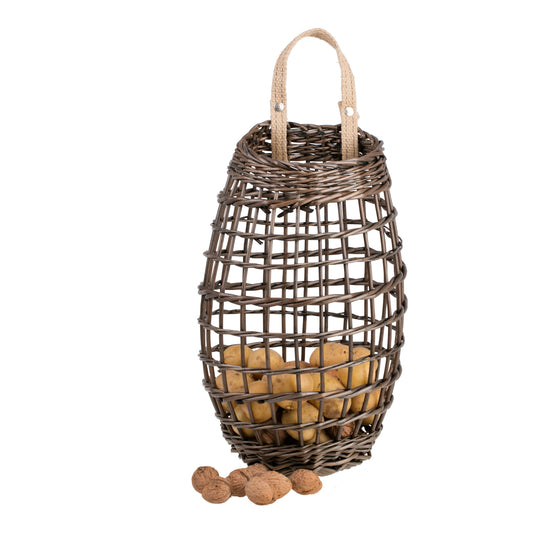 Talwin wicker presentation basket for product display, with jute handle TheWickerStories