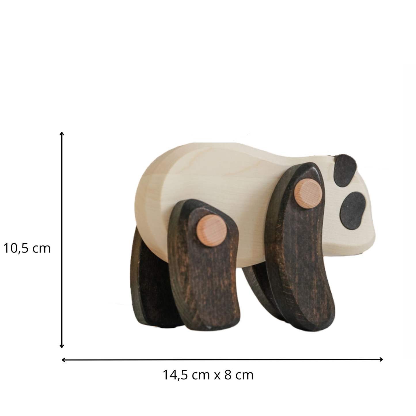 Pueri panda i tre - leketøy for barn TheWickerStories