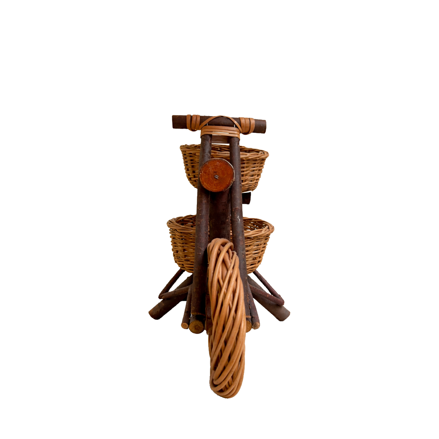 Lignum dekoratívna figúrka s kvetináčmi do záhrady TheWickerStories