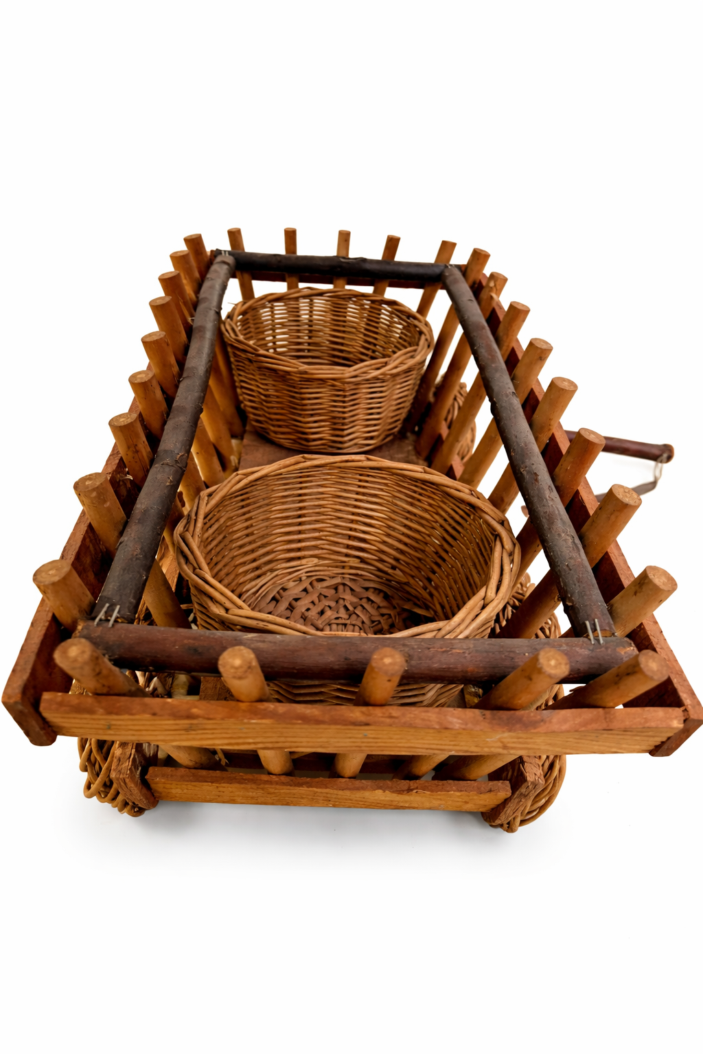 Lignum dekoratívna figúrka s kvetináčmi do záhrady TheWickerStories