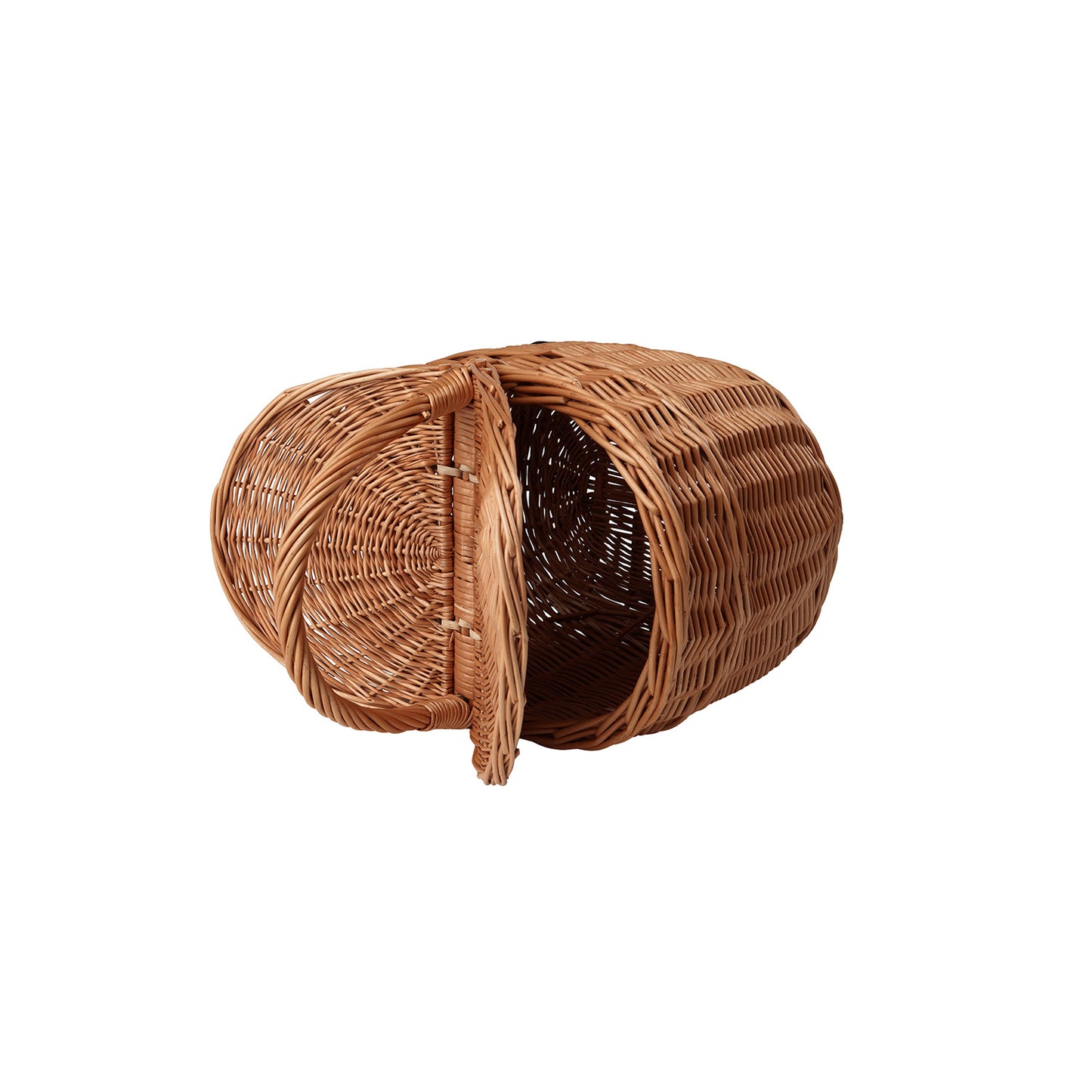 Kastalia proutěný piknikový koš s víkem a rukojetí TheWickerStories