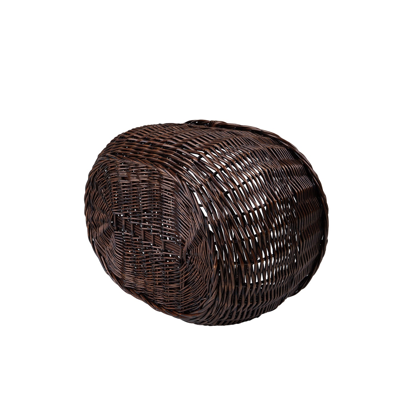 Faleria wicker firewood basket with handle for fireplace TheWickerStories