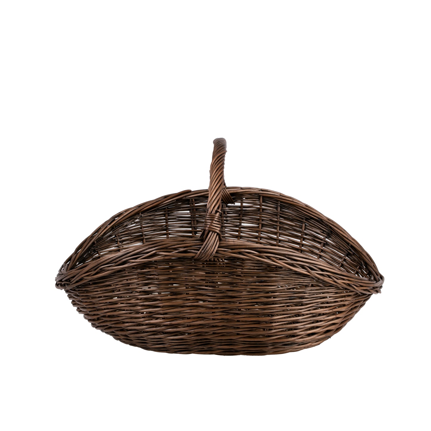 Fiorenla Rieten haardhoutmand met handvat