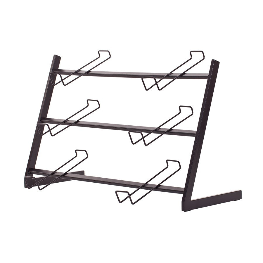 Kerodon metal stand with 3 wicker baskets