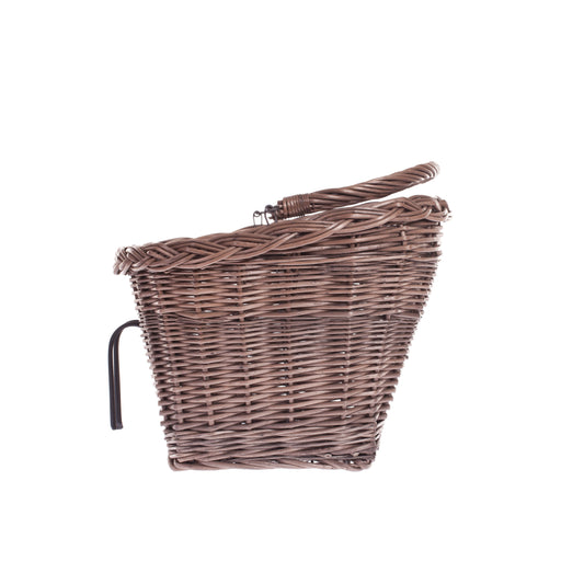 Marinus ψάθινο καλάθι ποδηλάτου για τιμόνι, με λαβή και μεταλλικά στηρίγματα TheWickerStories