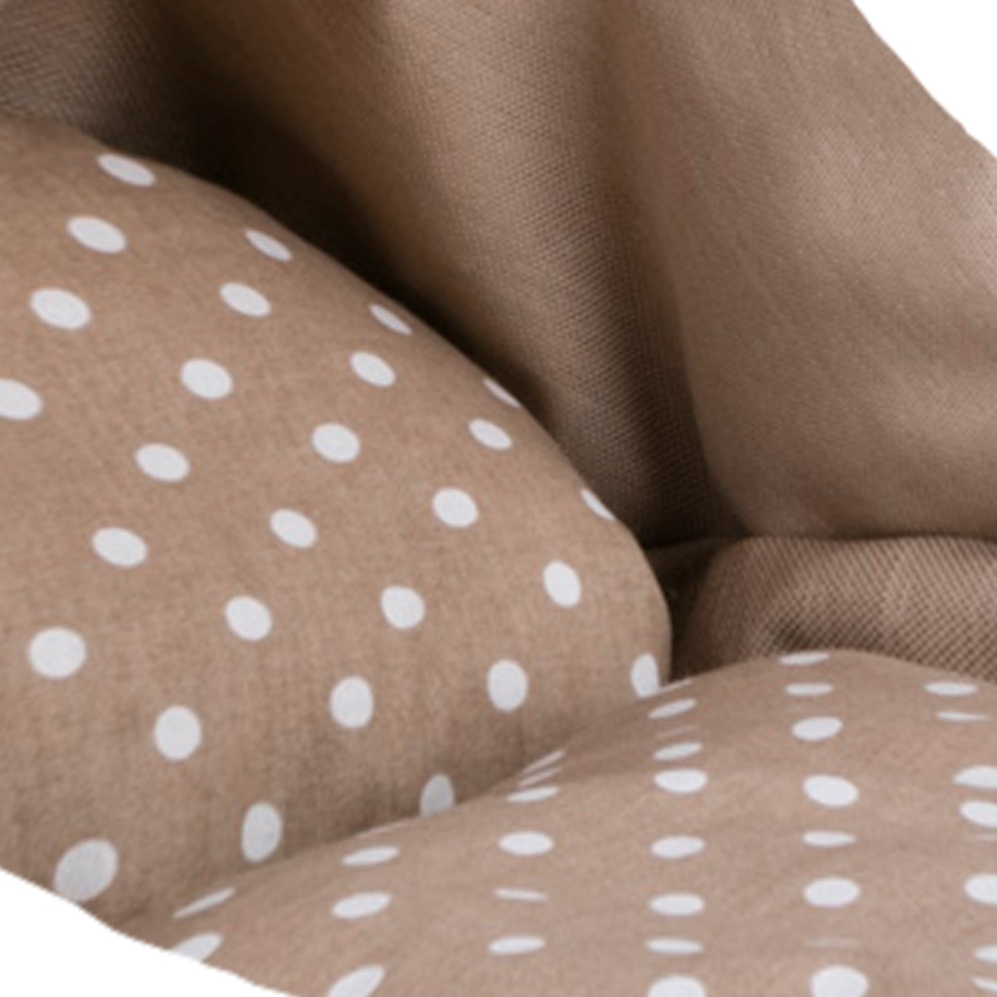 Lili beddengoed met beige bies, dekbed en kussen
