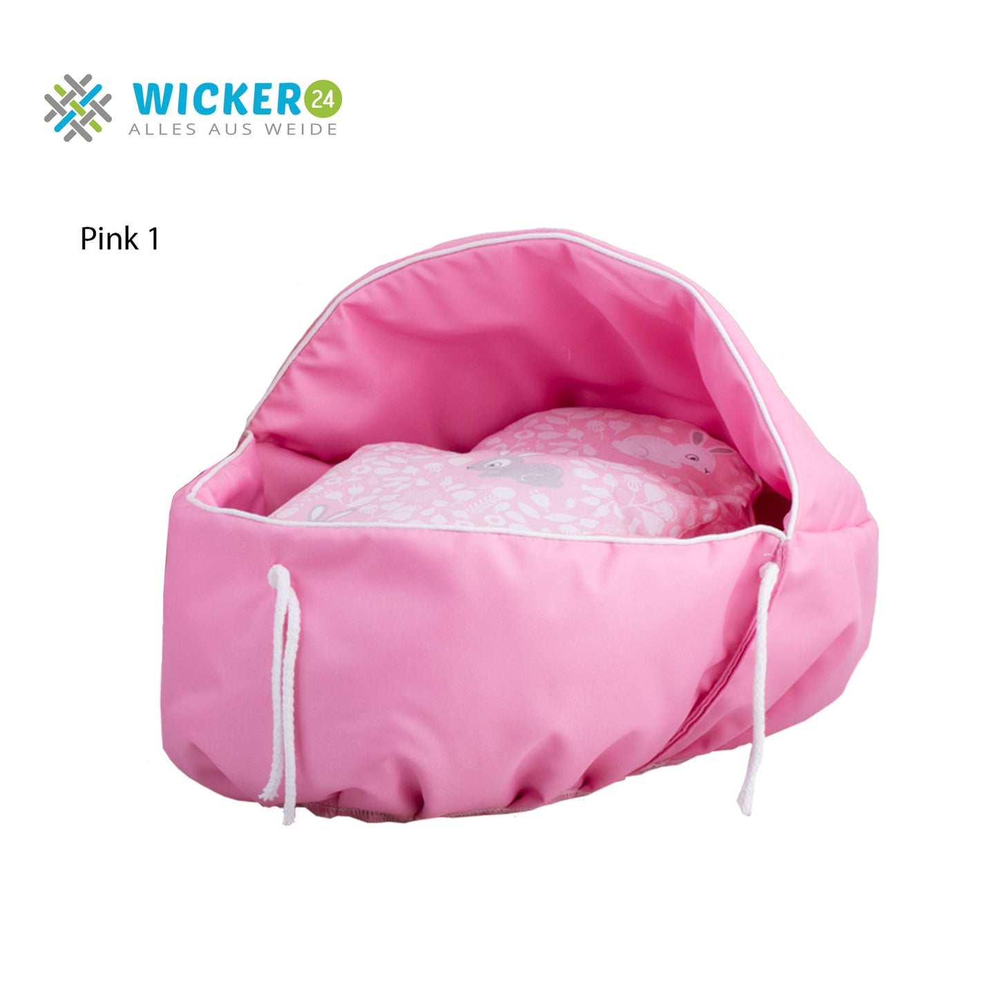 Lili povlečení s béžovým lemem, přikrývkou a polštářem TheWickerStories