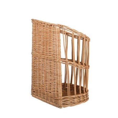 Borago Rieten stokbroodmand voor keuken en winkel, staande display