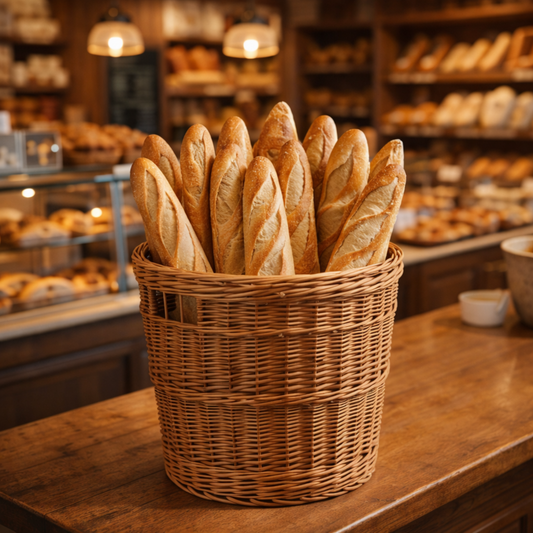 kosz na bagietki do ekspozycji pieczywa