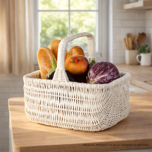 Willesia cesta de compras em vime, cesto para cogumelos e piquenique, cesto de presente decorativo TheWickerStories