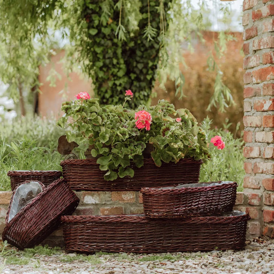 How to Use a Wicker Basket for Planting Flowers?