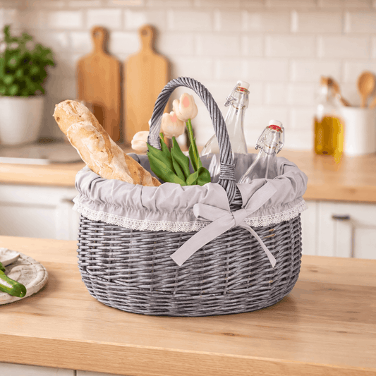 A durable, attractive alternative to disposables - how an investment in a single wicker basket can replace thousands of plastic bags?