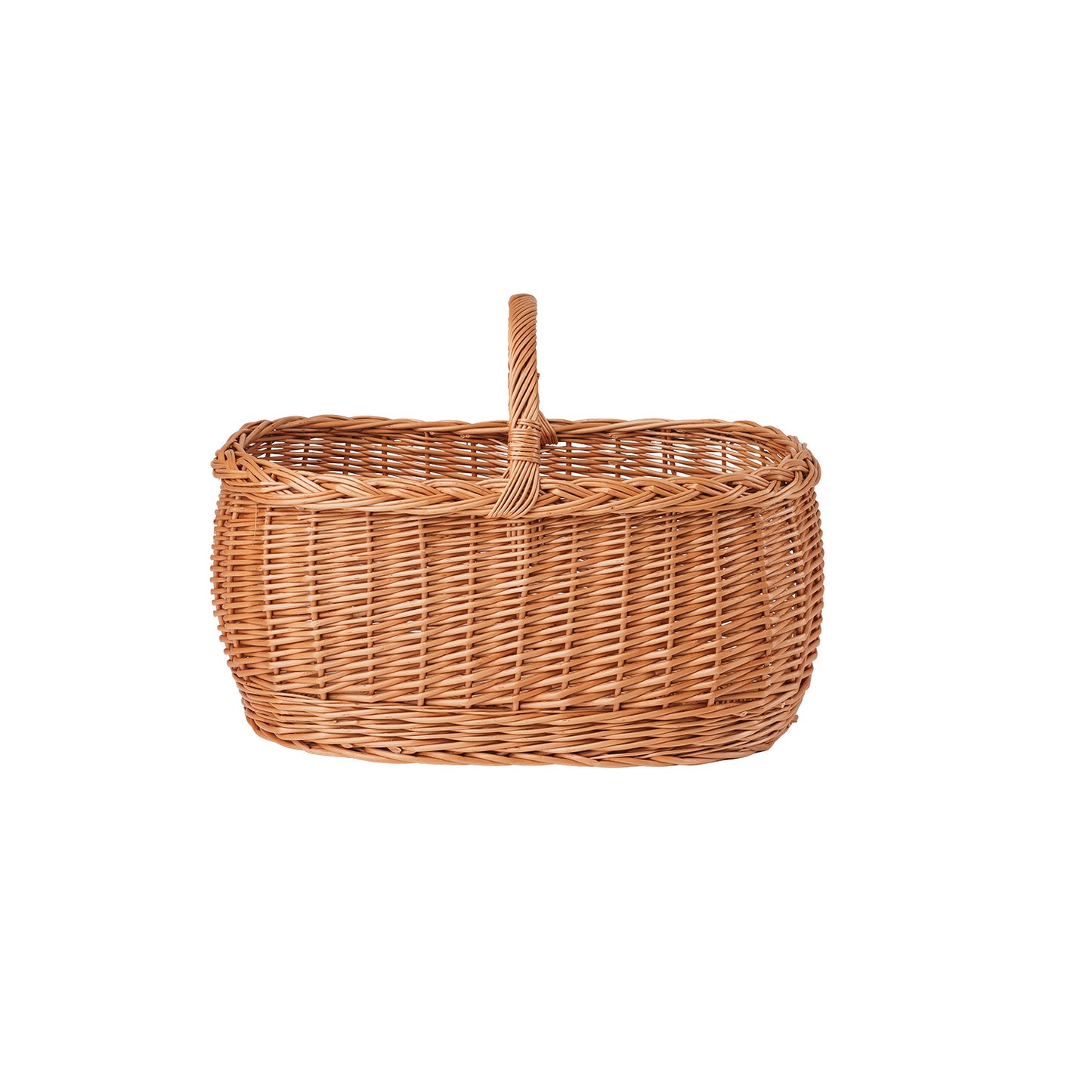 Wendissa wiklinowy kosz na zakupy z rączką TheWickerStories