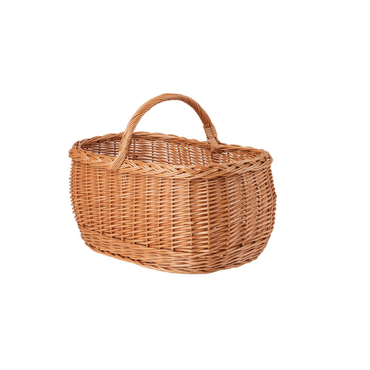 Wendissa wiklinowy kosz na zakupy z rączką TheWickerStories
