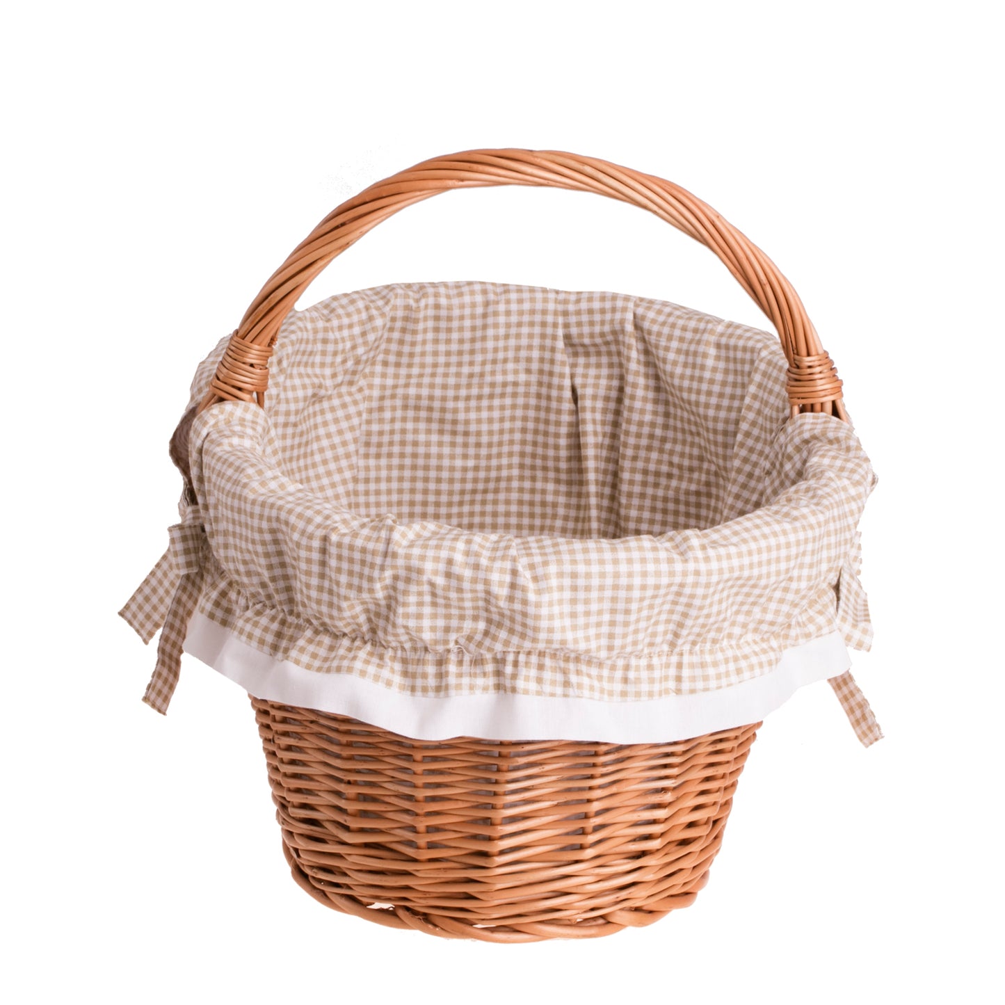 Walerissa cesto per la spesa in vimini, cesto per funghi e picnic, cesto regalo decorativo con bordo TheWickerStories