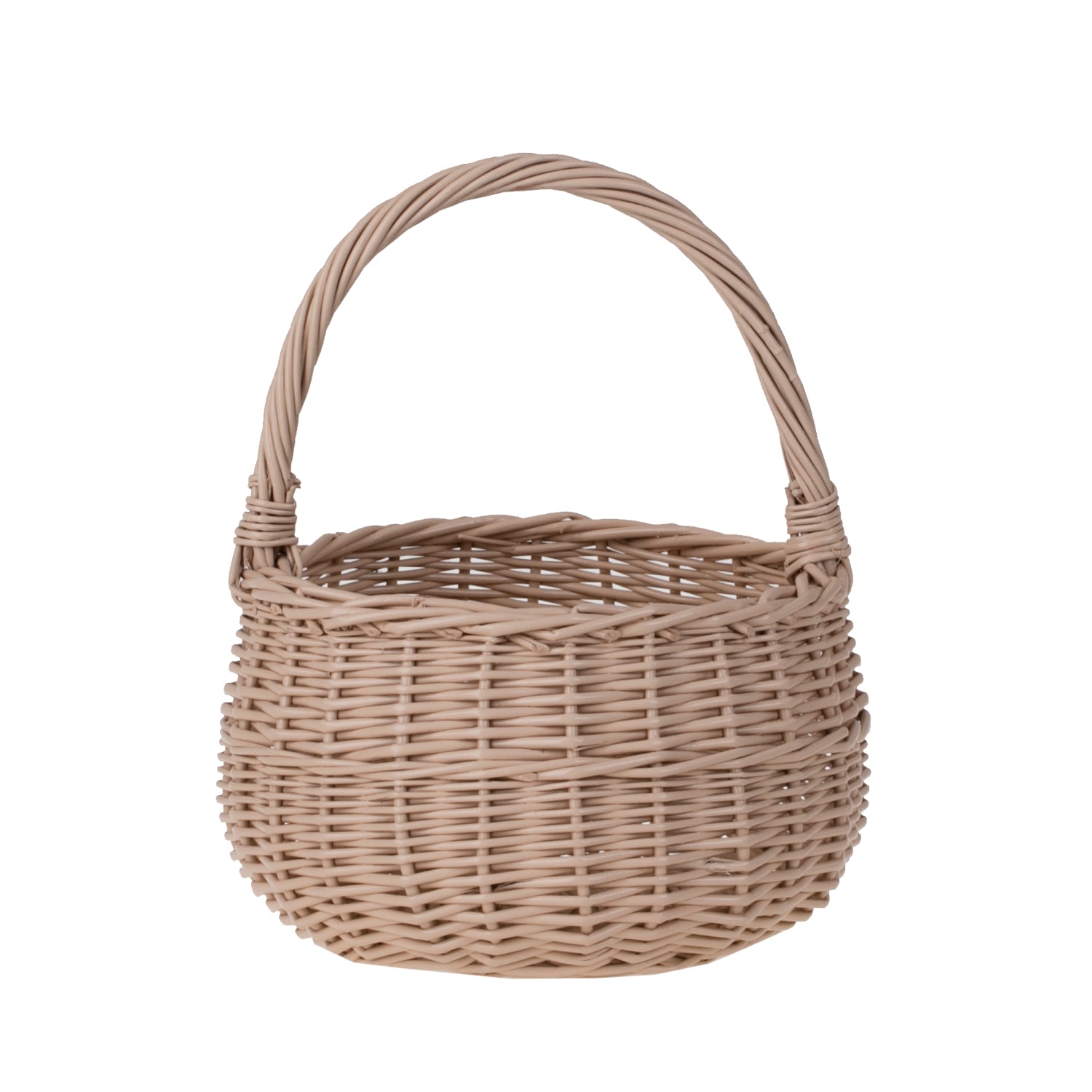 Zawia panier en osier de Pâques pour la bénédiction, avec poignée TheWickerStories