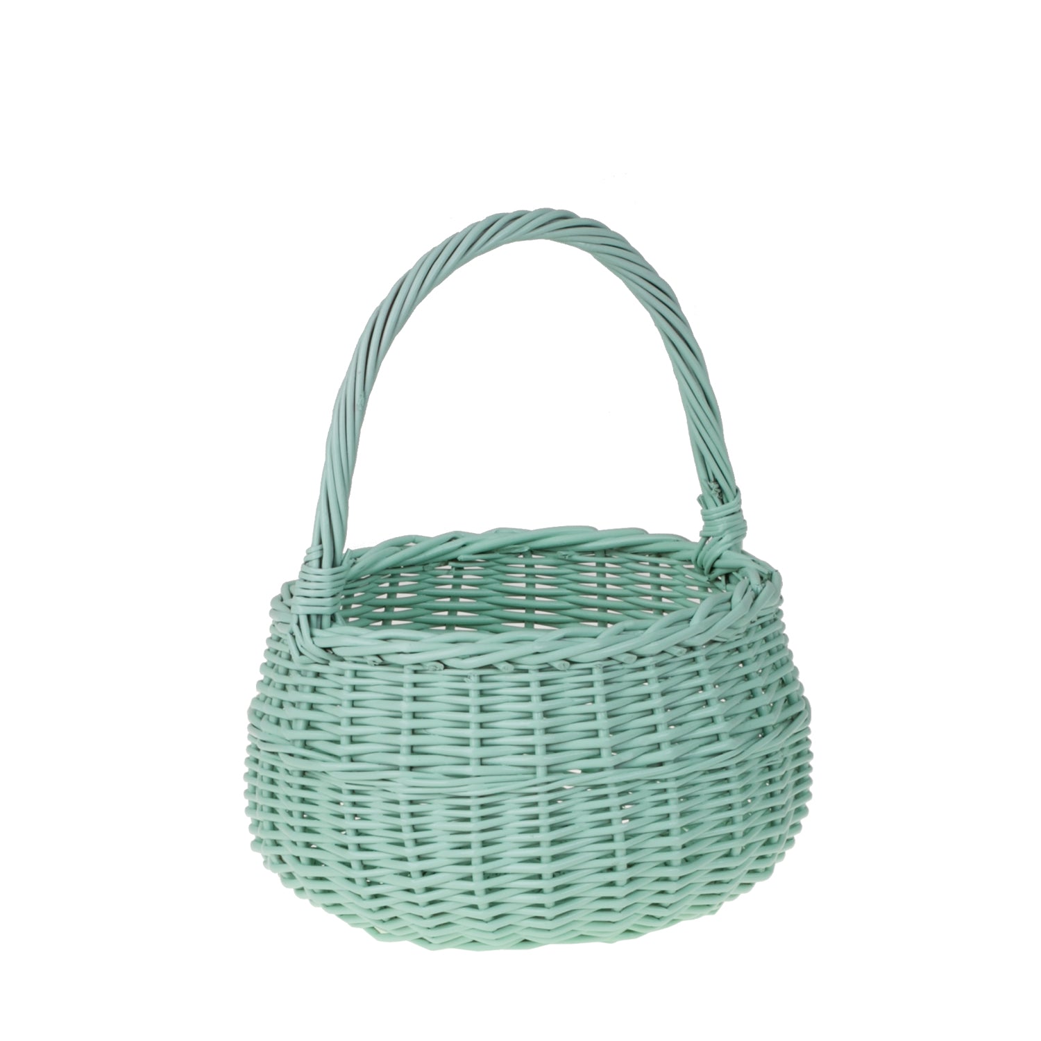 Zaria panier en osier de Pâques pour la bénédiction, avec anse TheWickerStories