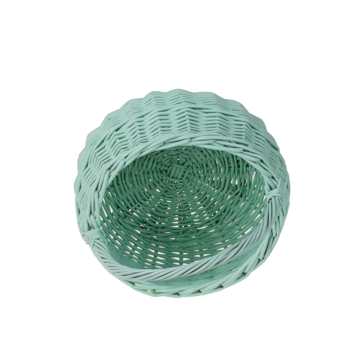 Zaria panier en osier de Pâques pour la bénédiction, avec anse TheWickerStories