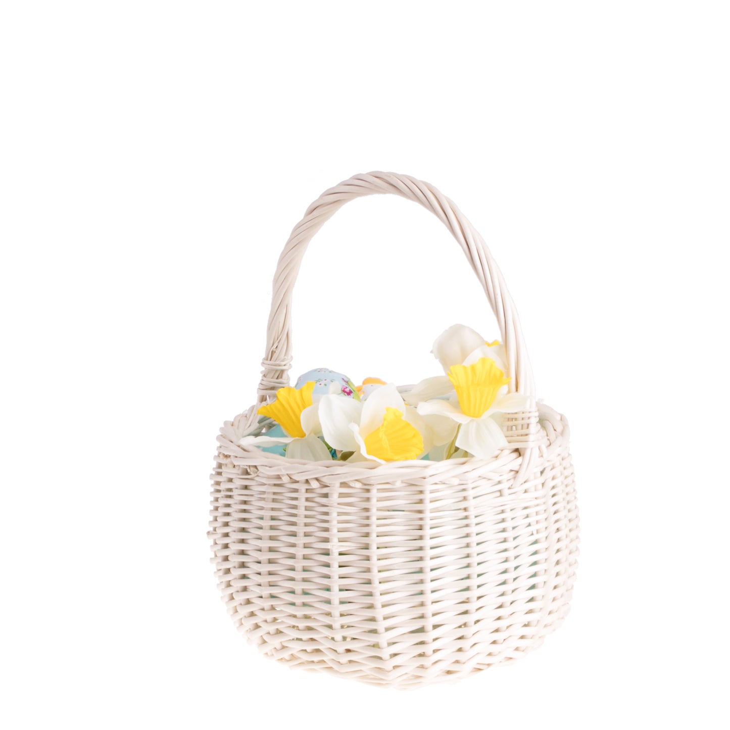 Zawia panier en osier pour la bénédiction de Pâques, avec anse TheWickerStories