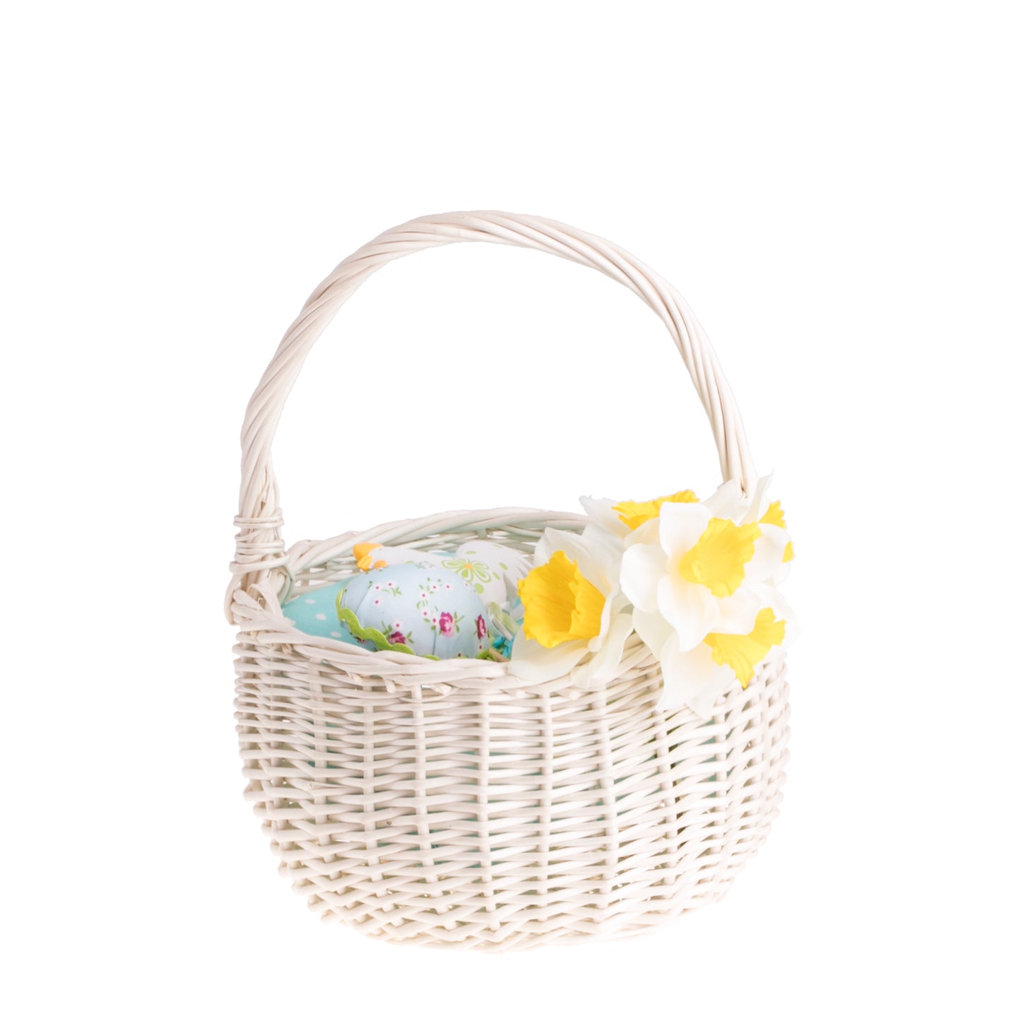Zawia panier en osier pour la bénédiction de Pâques, avec anse TheWickerStories