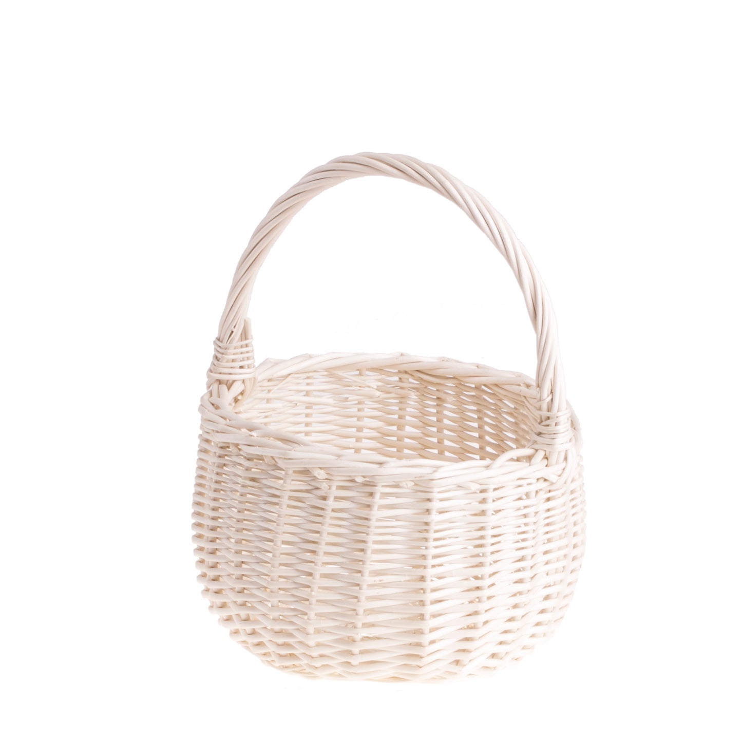 Zawia panier en osier pour la bénédiction de Pâques, avec anse TheWickerStories