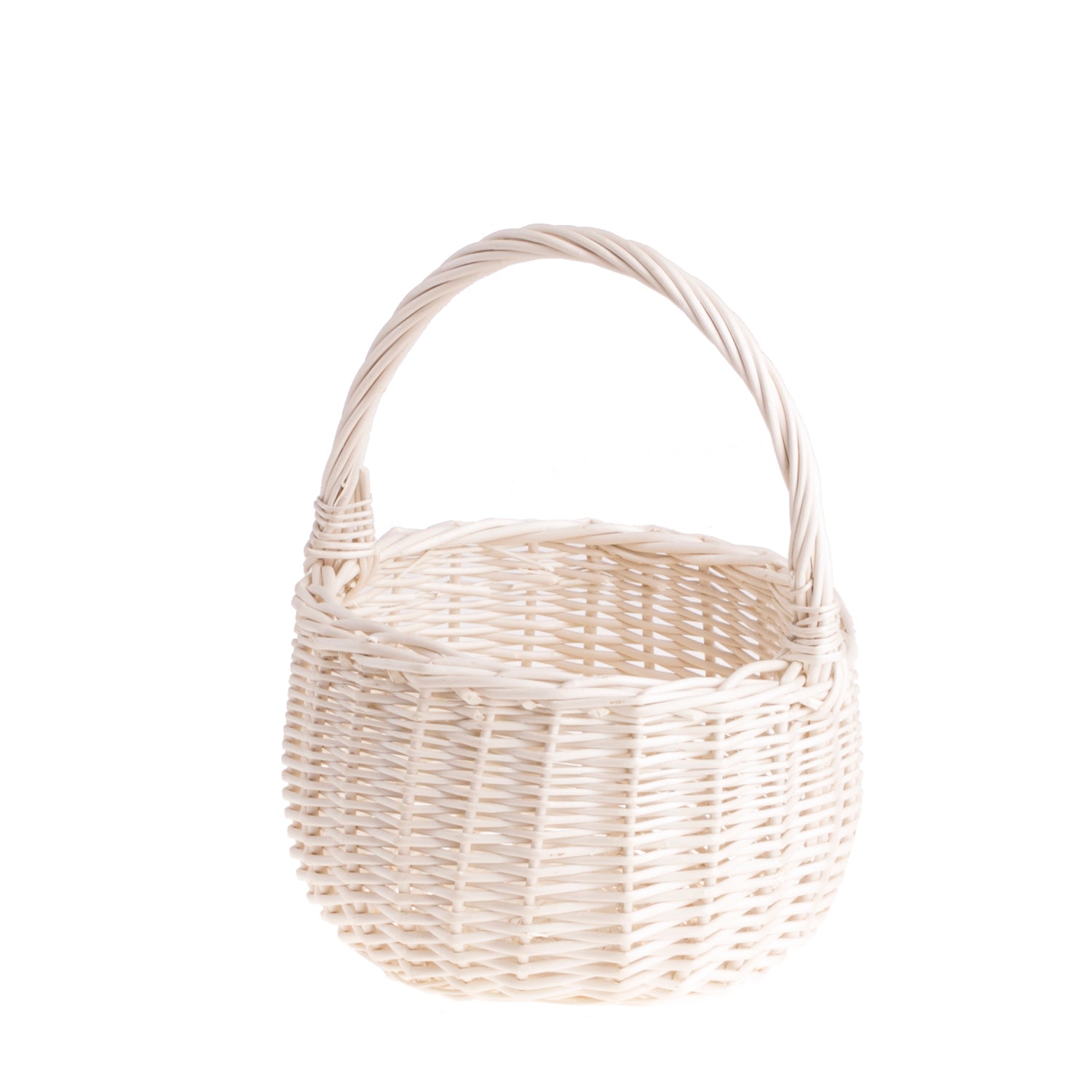 Zawia panier en osier pour la bénédiction de Pâques, avec anse TheWickerStories