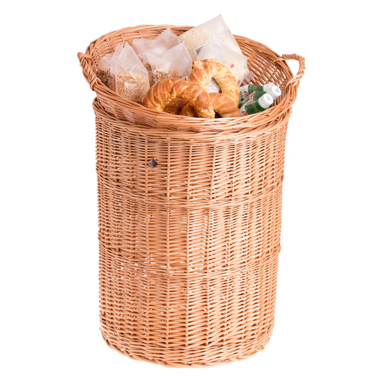 Turina wicker basket with bowl and handles