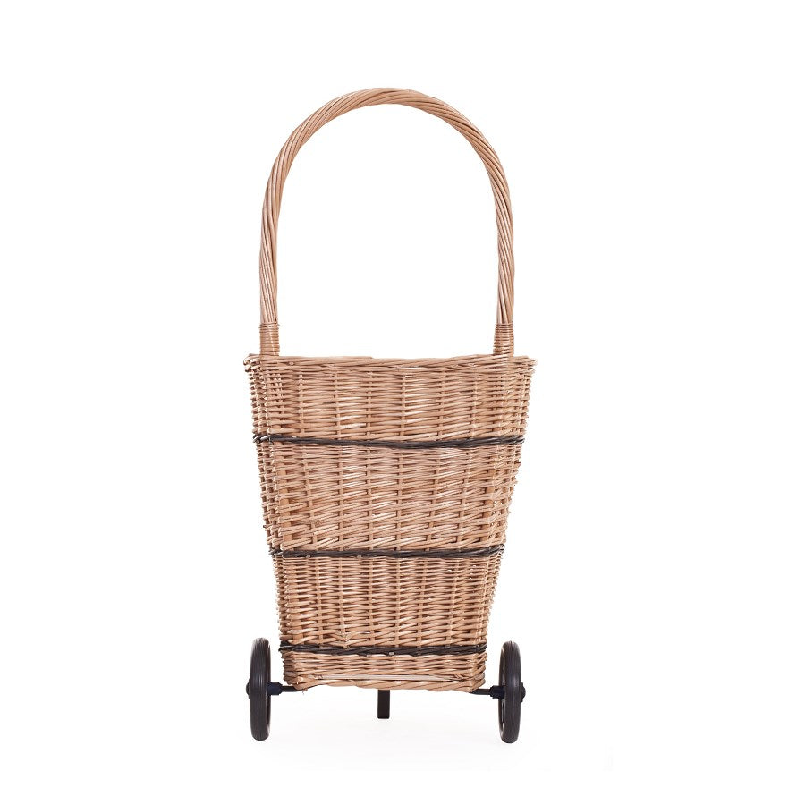 Favoren mobile wicker basket for transporting wood and goods 1041ss TheWickerStories