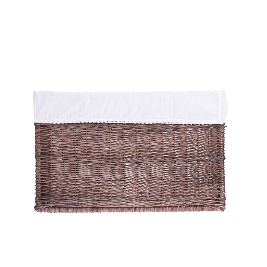 Nova Rieten opbergset met witte uitneembare voering, 3-delig TheWickerStories