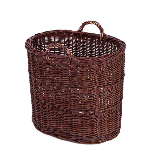 Celia wicker basket container with handles