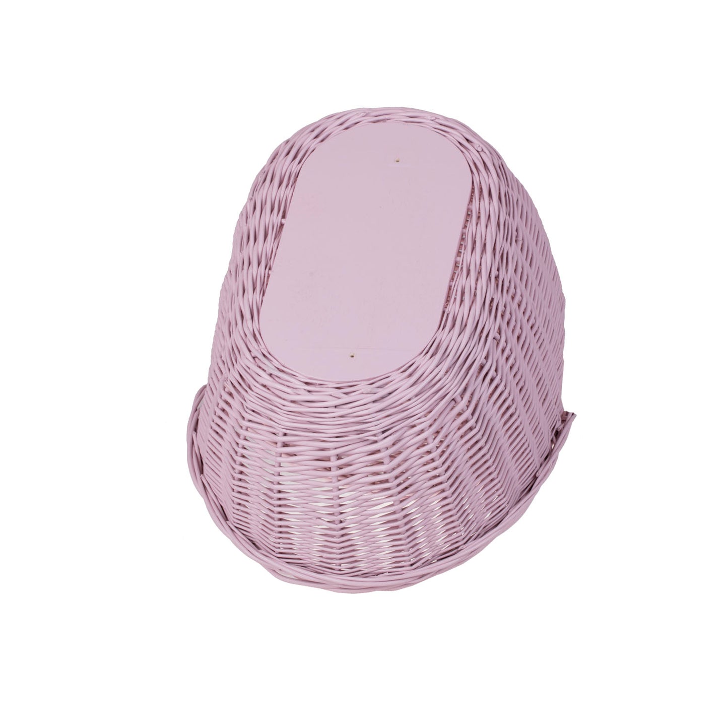 Lili wicker doll stroller with pink trim, blanket, and pillow TheWickerStories