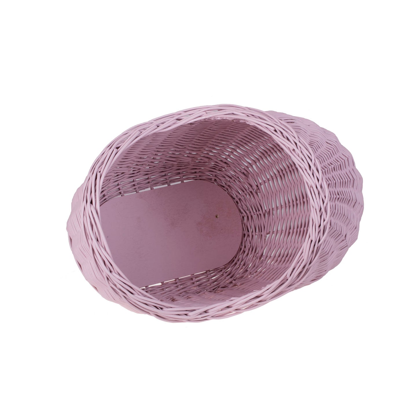 Lili wicker doll stroller with pink trim, blanket, and pillow TheWickerStories