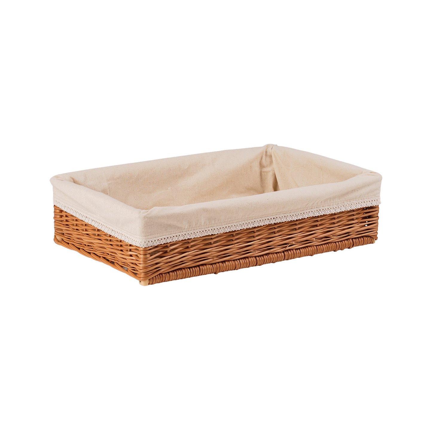 Toneria ψάθινο καλάθι για ψωμί για έκθεση TheWickerStories