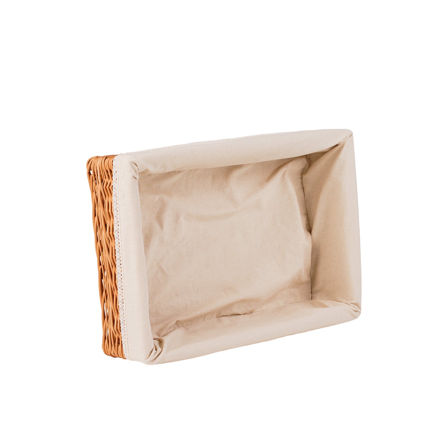 Toneria ψάθινο καλάθι για ψωμί για έκθεση TheWickerStories