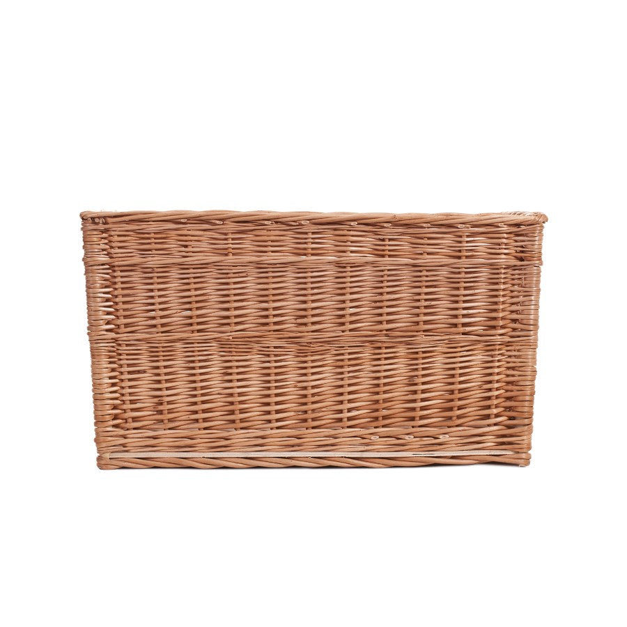 Cervus wicker fireplace wood basket with handles TheWickerStories