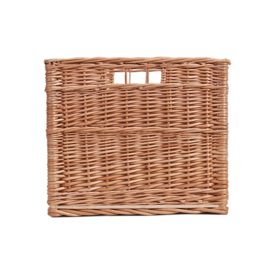 Cervus Wiklinowy kosz na drewno kominkowe do salonu TheWickerStories