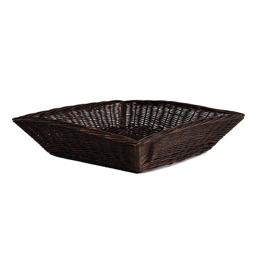 Tolaria wicker bread basket for display TheWickerStories