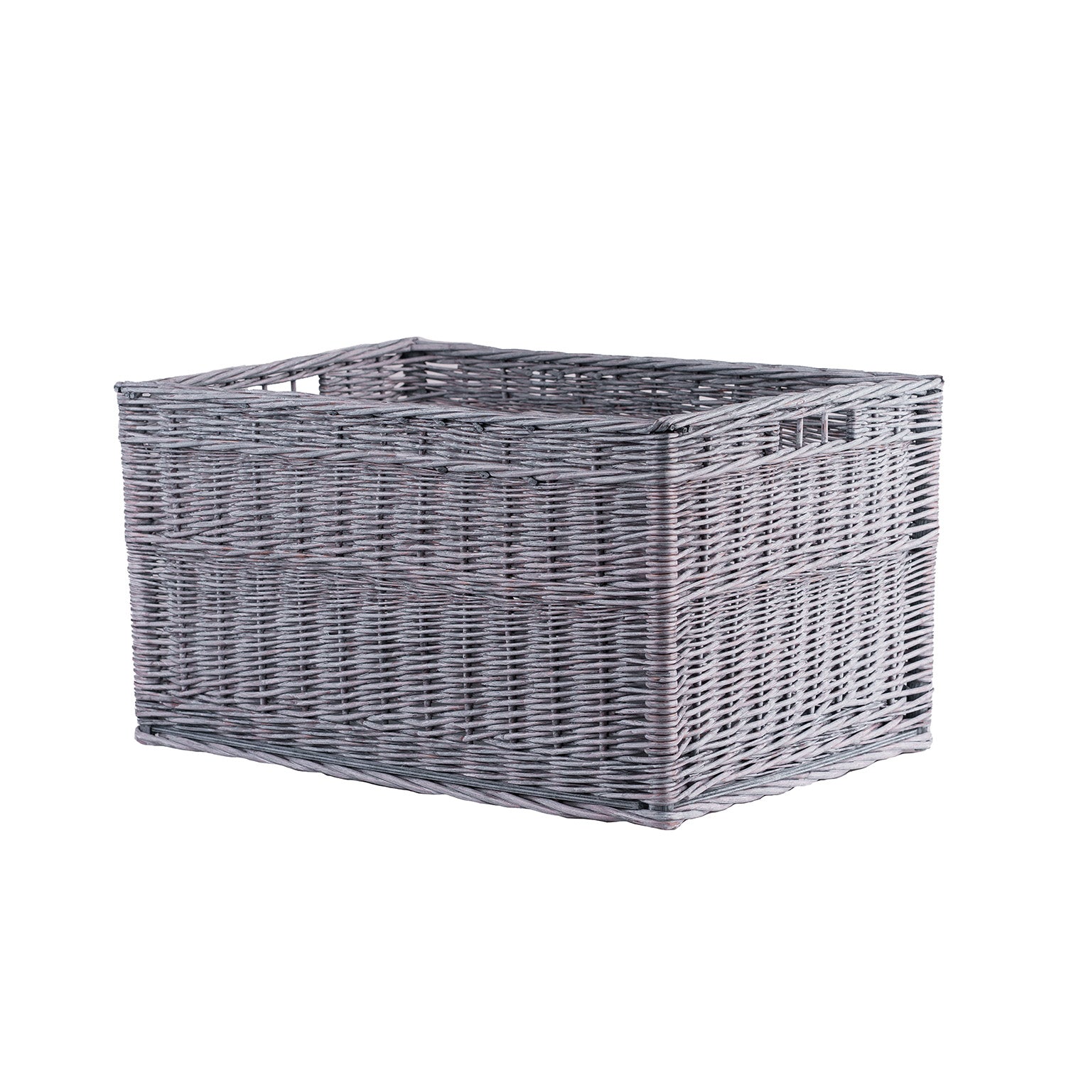 rieten mand voor presentatie en opbergen