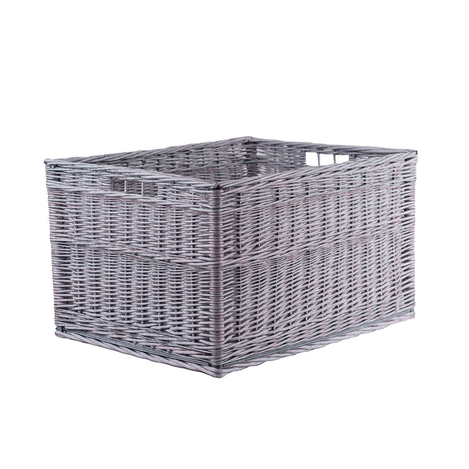 rieten mand voor presentatie en opbergen