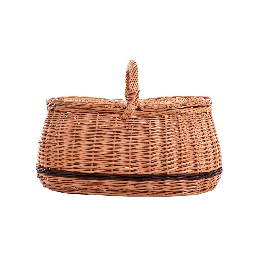 Kardia Picnickurv i pileflet med låg og hank