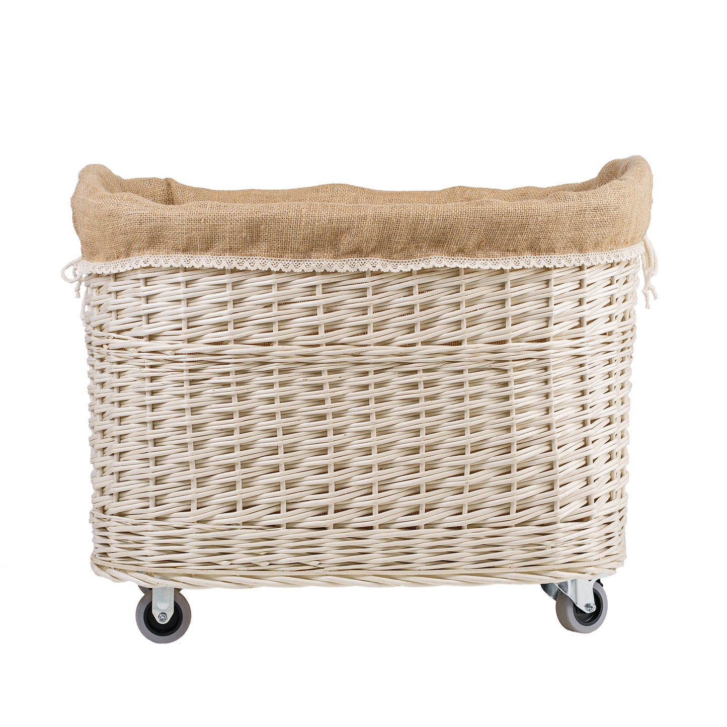 Tivor wicker firewood basket for the fireplace with jute trim TheWickerStories