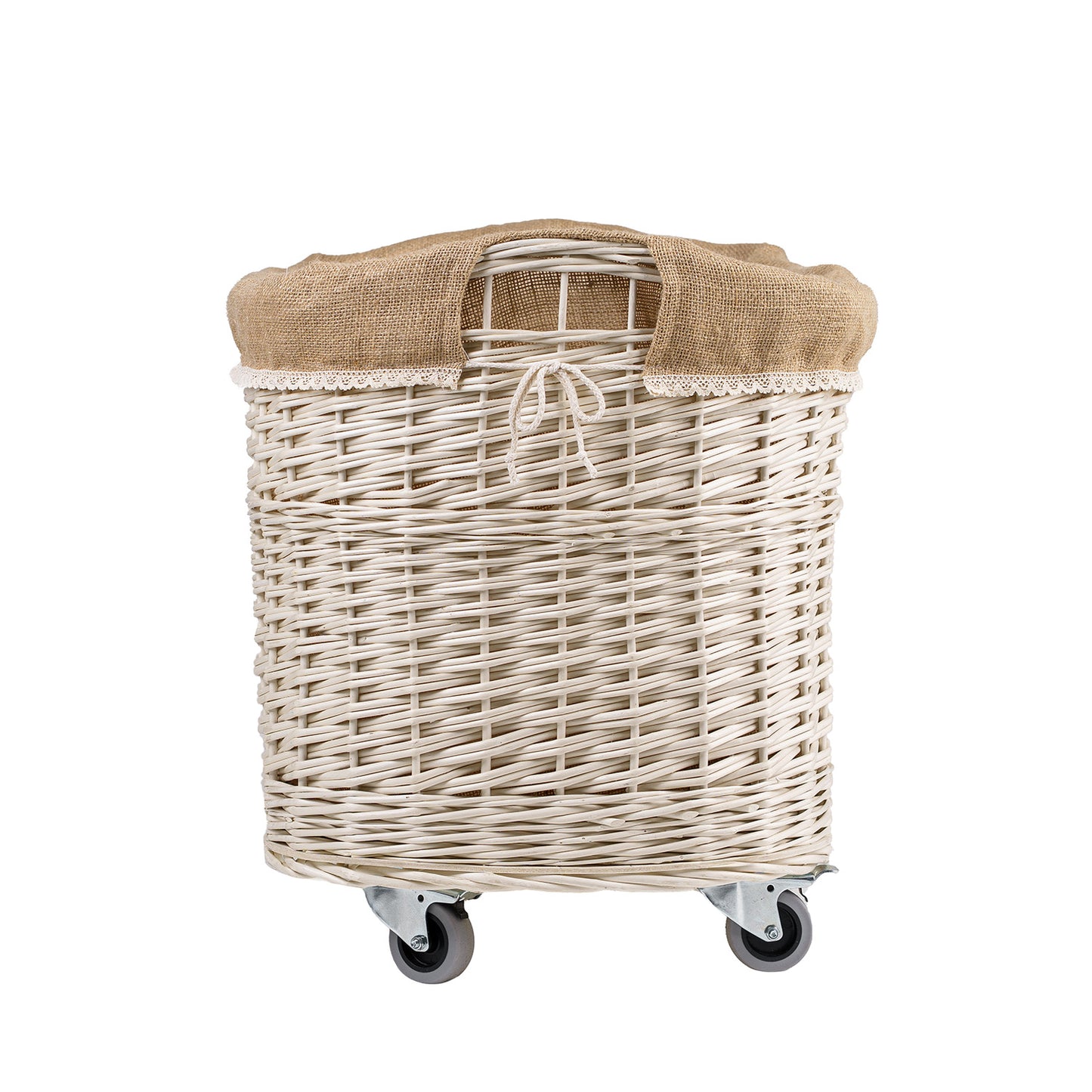 Tivor wicker firewood basket for the fireplace with jute trim TheWickerStories
