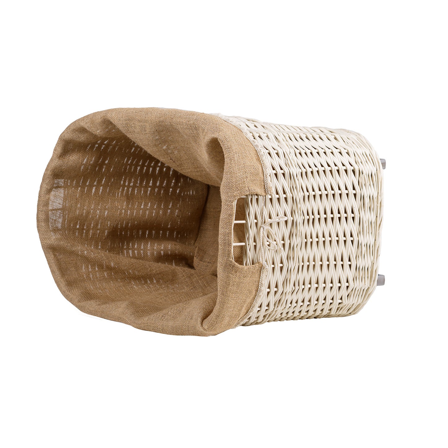 Tivor wicker firewood basket for the fireplace with jute trim TheWickerStories