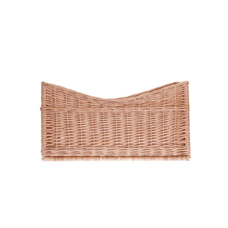 Felloria cesta de mimbre para leña con asas TheWickerStories