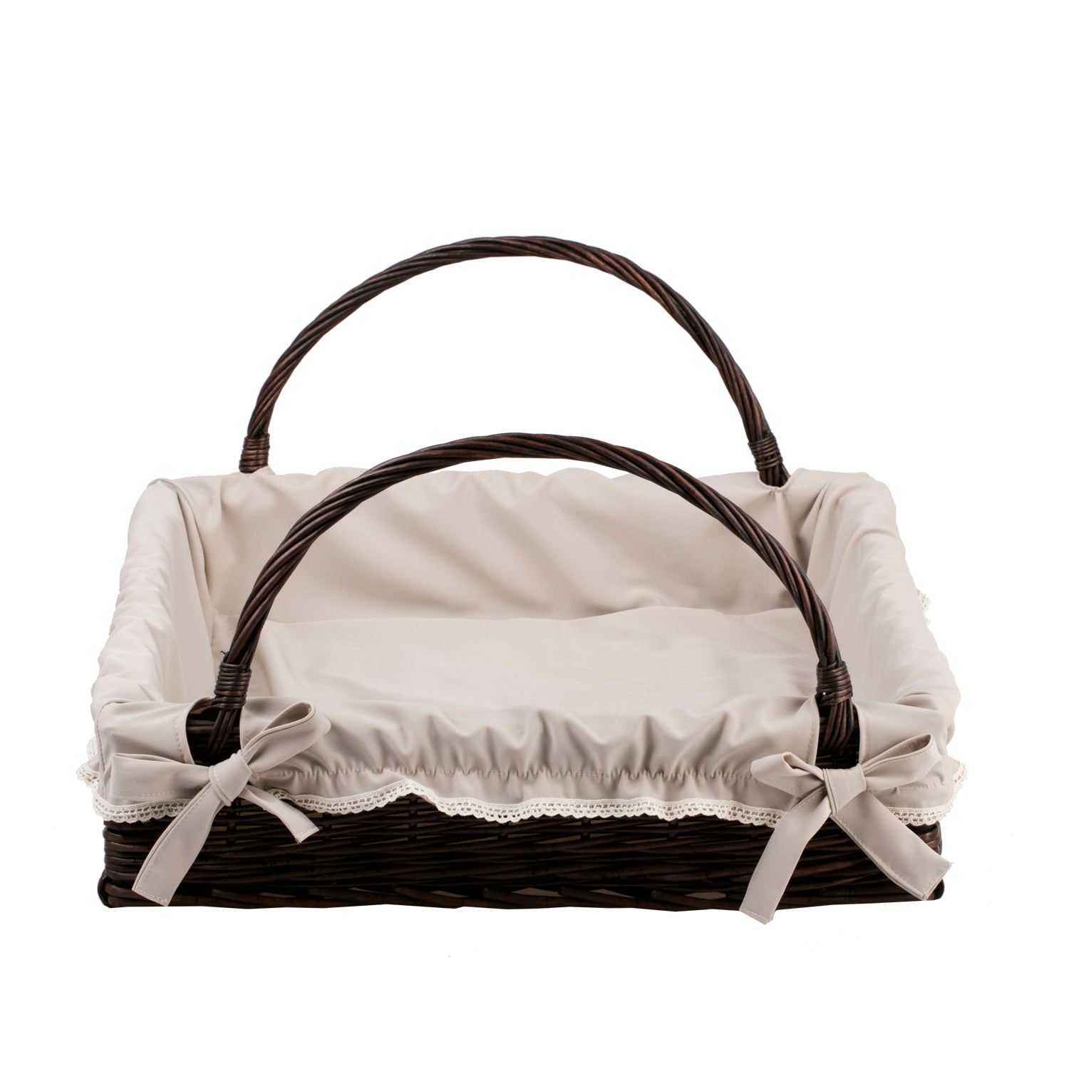 wilgenhouten dienblad met handgrepen en afwerking