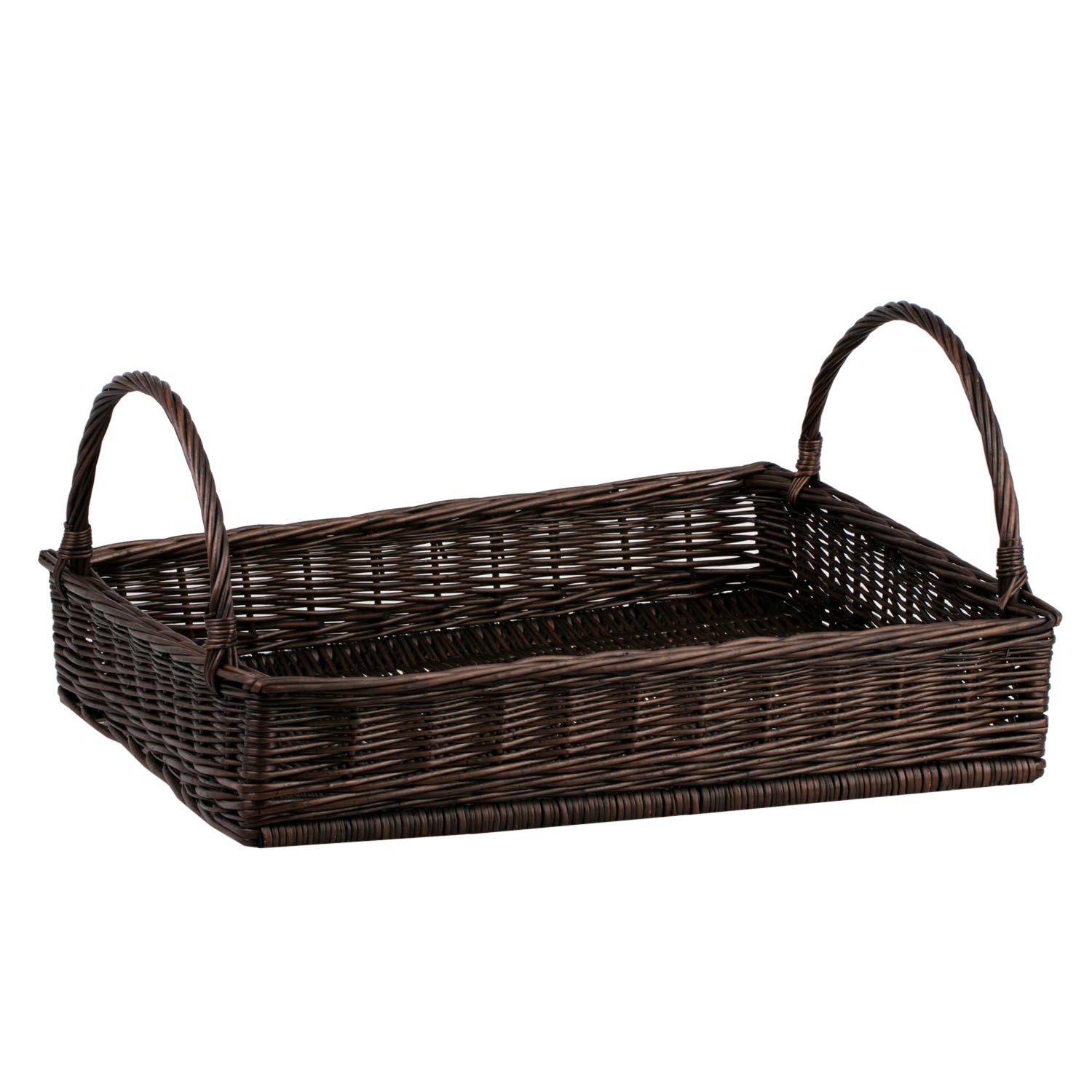 Allium wicker tray, baking basket, display basket with handles TheWickerStories
